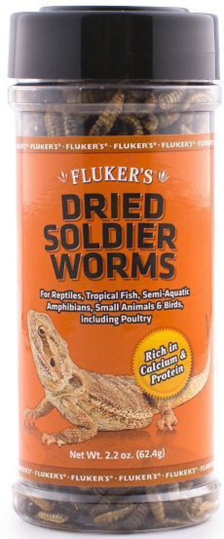 Fluker's Dried Soldier Worms image 0